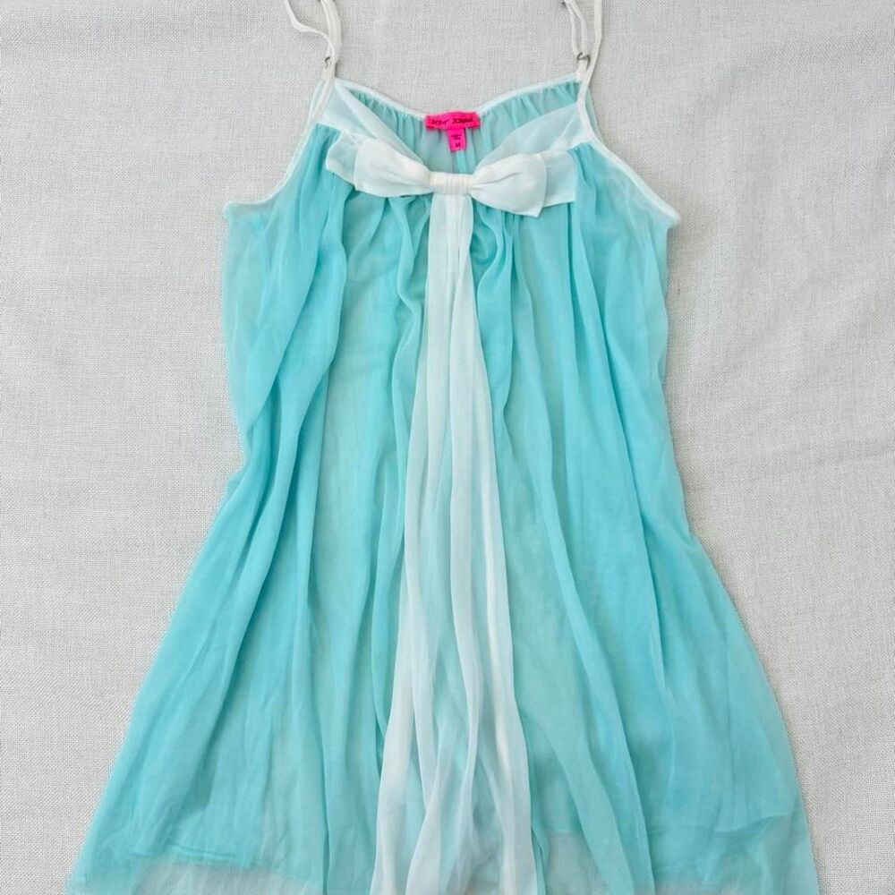 Betsey Johnson Women's Slip Dress Vintage Y2K